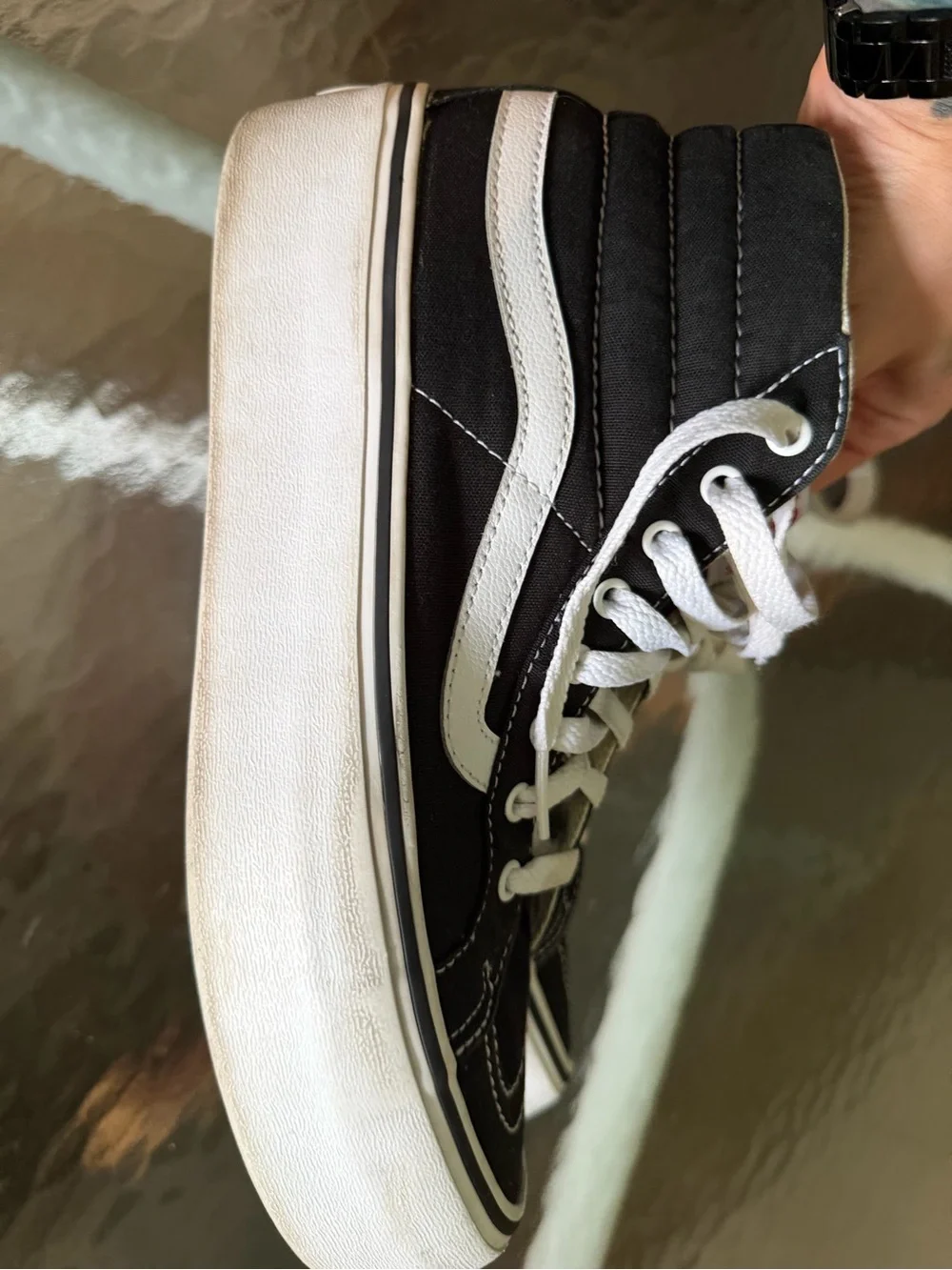 Women’s size 9.5 vans High-Top Platform Sneakers shoes